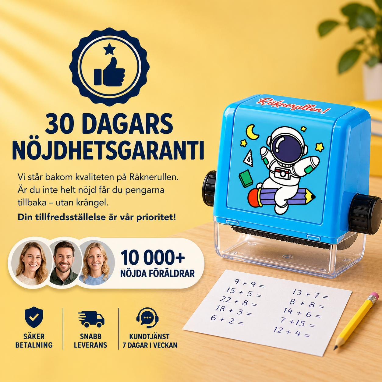 RäkneRullen™ – Träna plus & minus