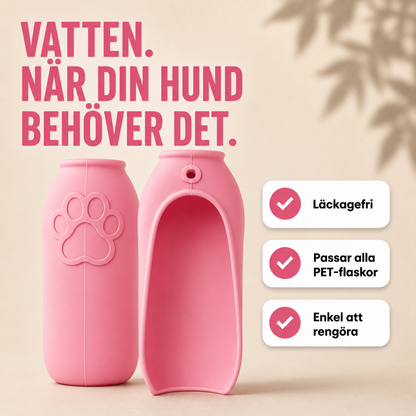 Drickskål som passar alla PET-flaskor