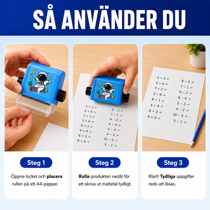 RäkneRullen™ – Träna plus & minus