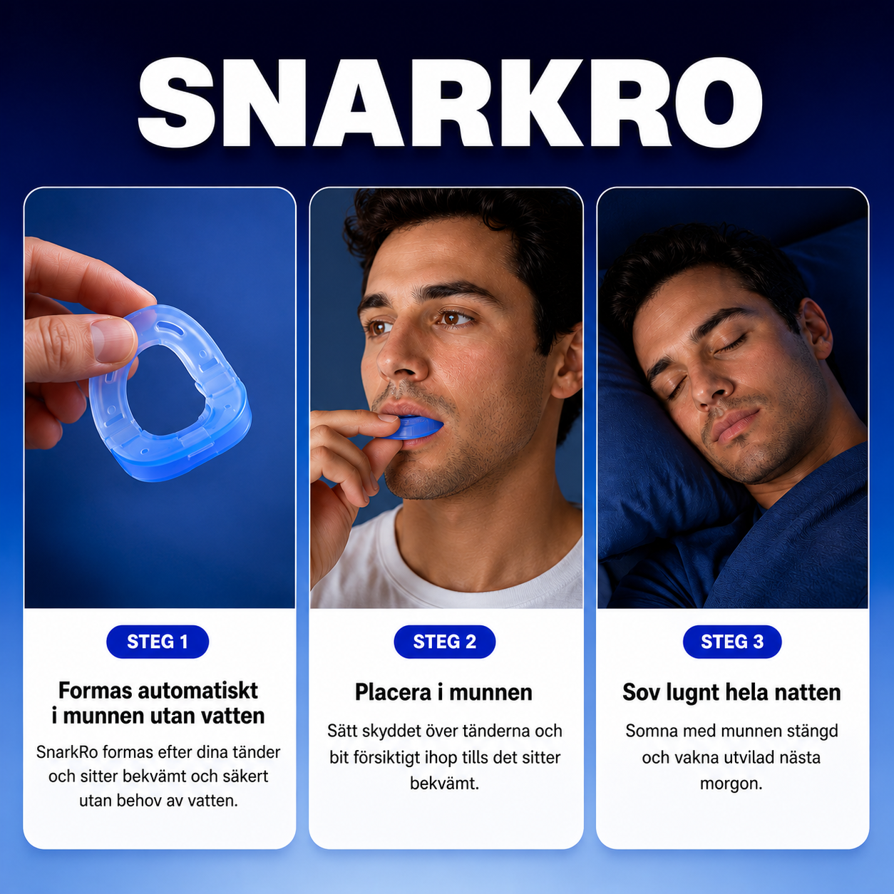 Sömnskena för snarkning