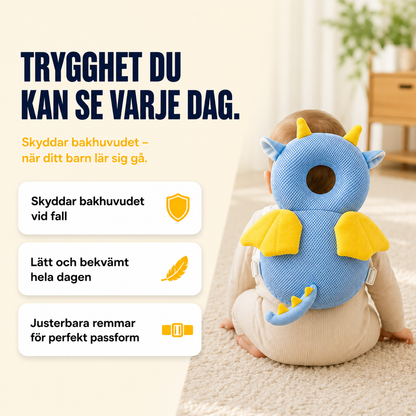 Mjukt huvudskydd för småbarn