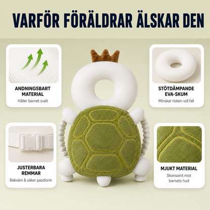 Mjukt huvudskydd för småbarn