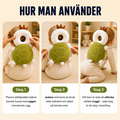 Mjukt huvudskydd för småbarn