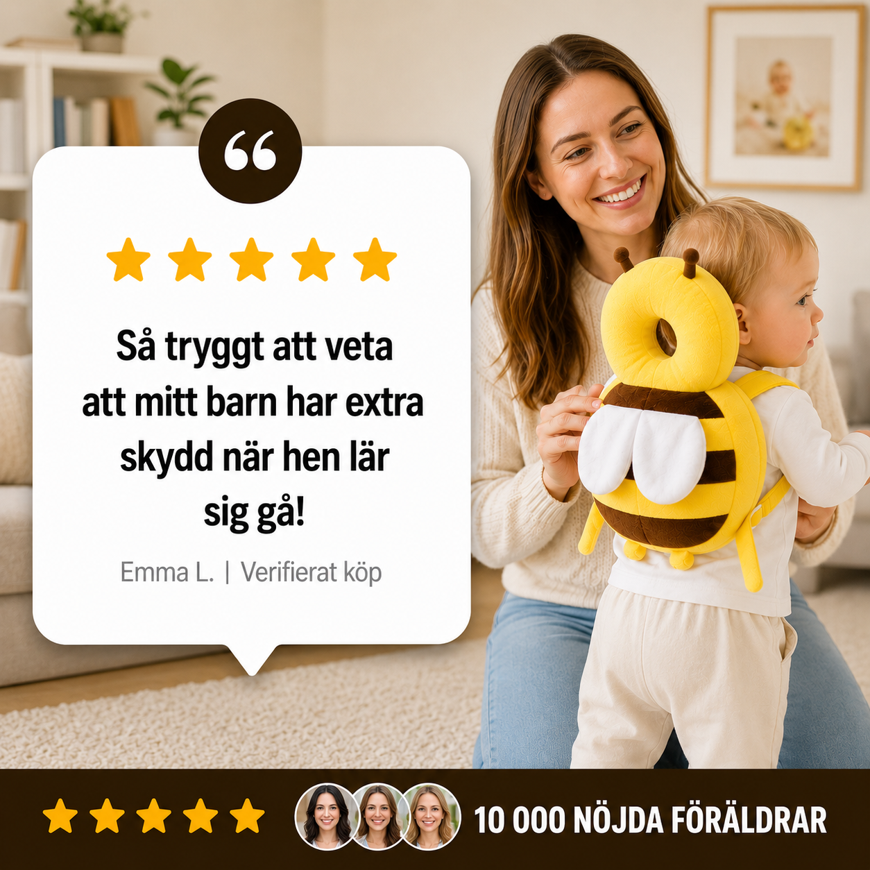 Lilla Biet – Mjukt ryggskydd för småbarn