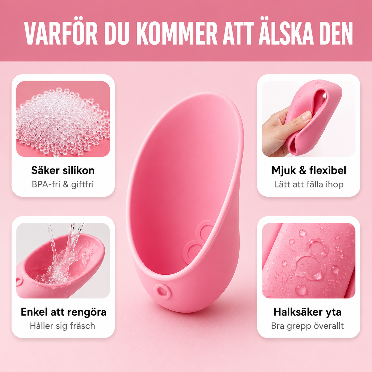 Drickskål som passar alla PET-flaskor