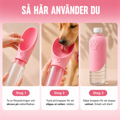 Drickskål som passar alla PET-flaskor