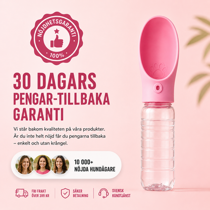 Drickskål som passar alla PET-flaskor